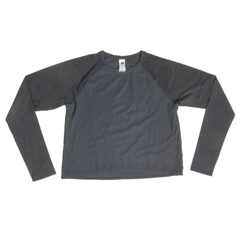 New Balance Athletics Cropped L/S Running Tee