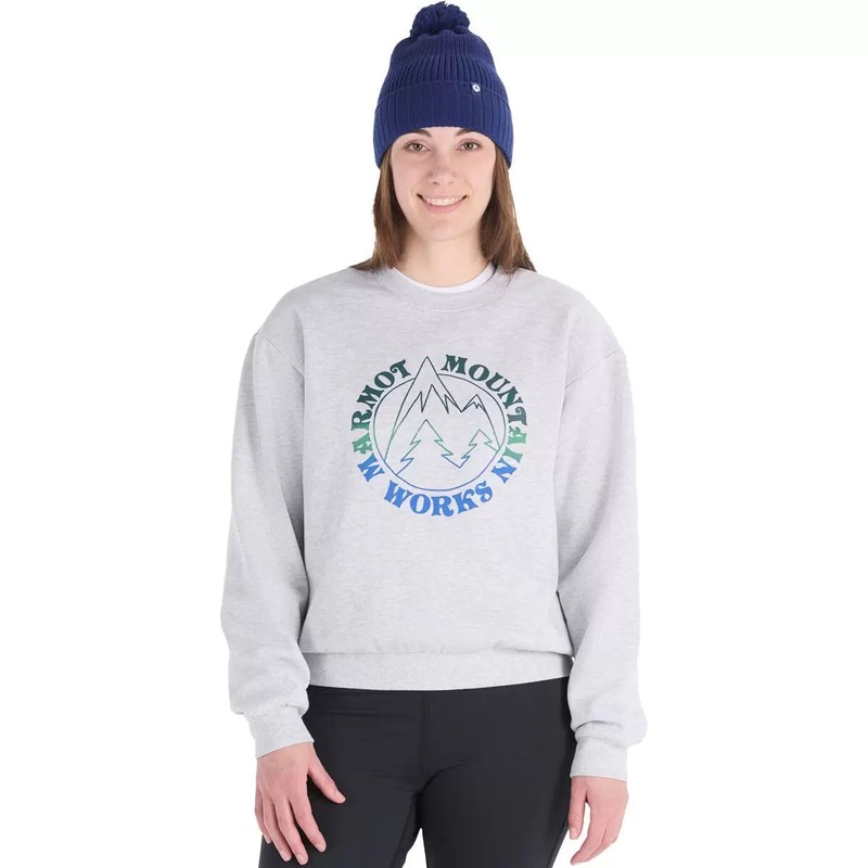 Marmot Retro Mountain Boxy Crew Sweatshirt - Women's