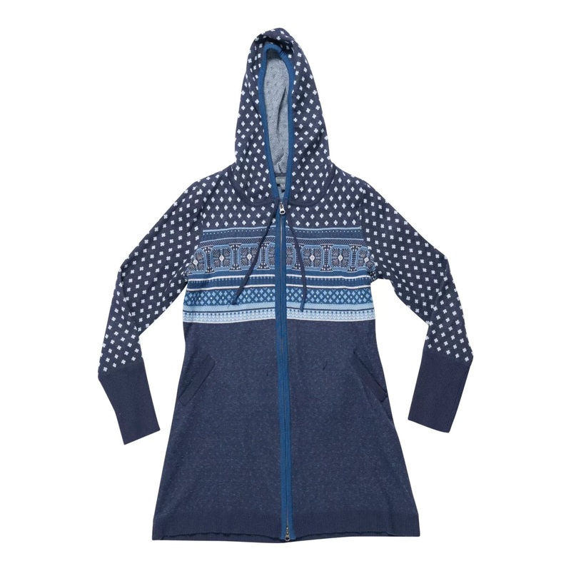 TITLE NINE Hooded Full-Zip Sweater Dress - Women's