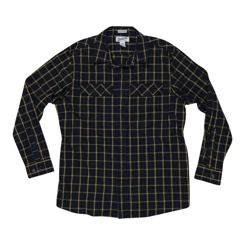 Duluth Trading Co Oysterous Standard Fit Flannel Shirt - Men's