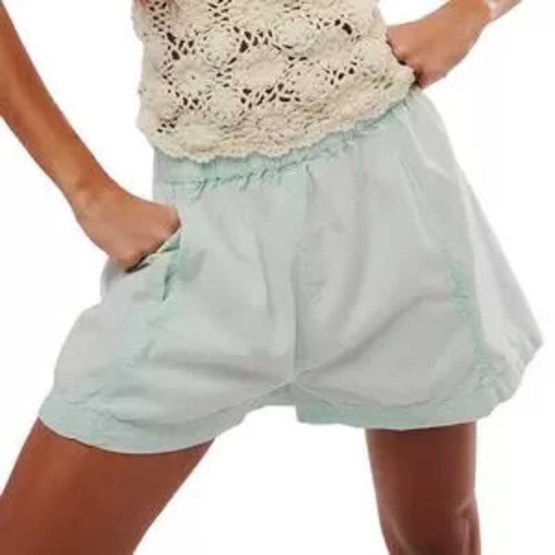 Free People Get Free Poplin Pull-On Short