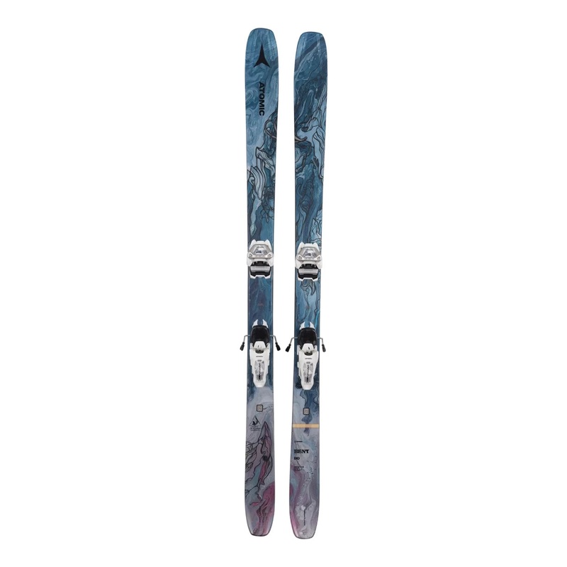 Atomic Bent 90 Ski 2023 w/ Marker Griffon 13 Bindings