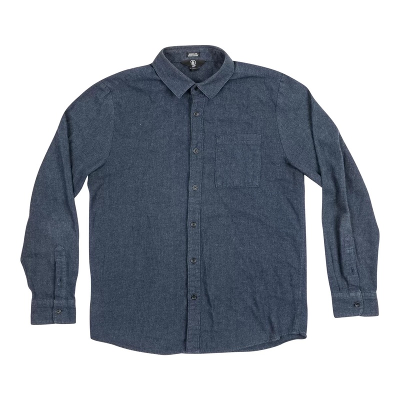 Volcom Caden Solid Long- Sleeve Shirt - Men's
