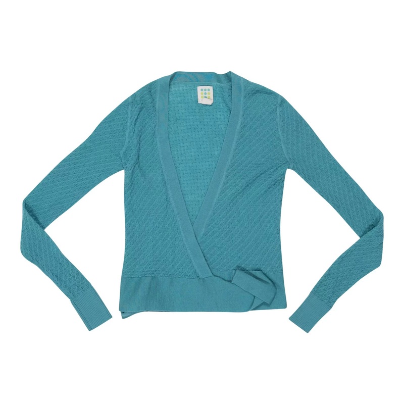 TITLE NINE Wool Wrap Cardigan Sweater