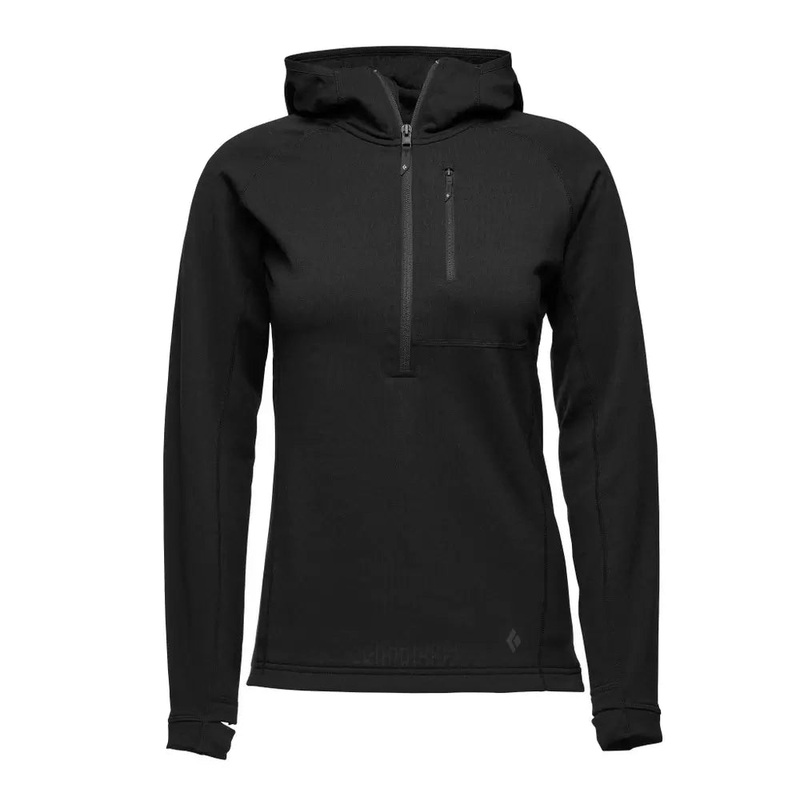 Black Diamond Coefficient Quarter Zip Fleece Hoody