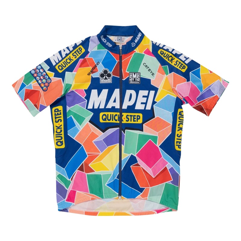 Santini Mapei Quick Step Full-Zip Jersey - Men's