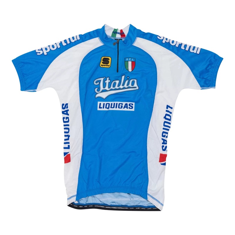 Sportful 1/4 Zip Team Italia Cycling Jersey - Men's