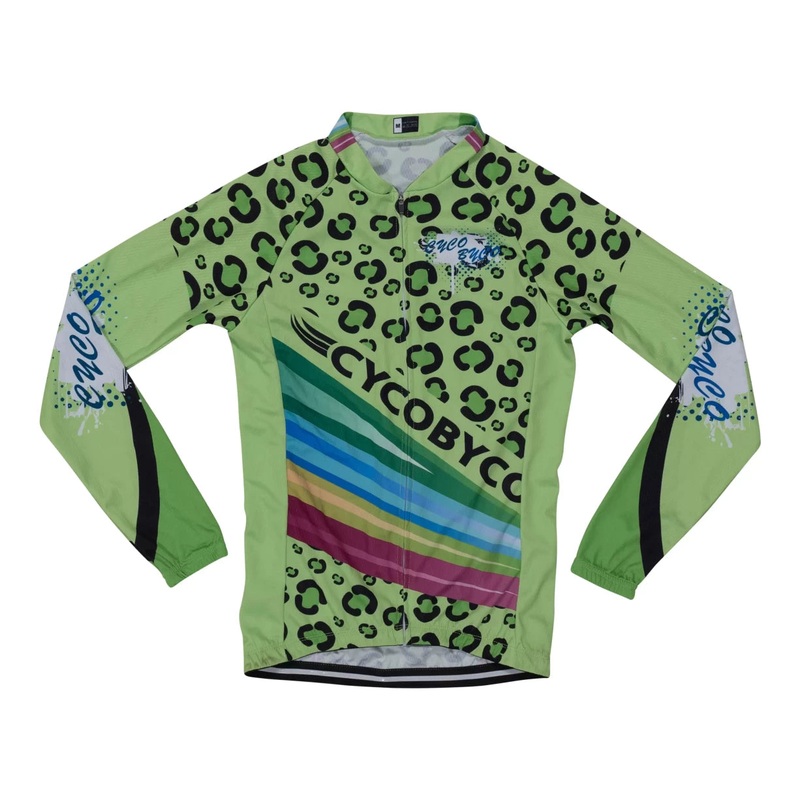 Cycobyco Long-Sleeved Full Zip Cycling Jersey - Women's