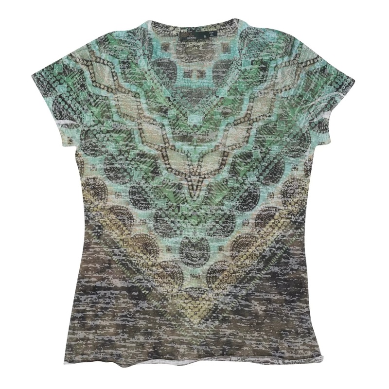 PrAna Geometric Burnout V-Neck Tee - Women's
