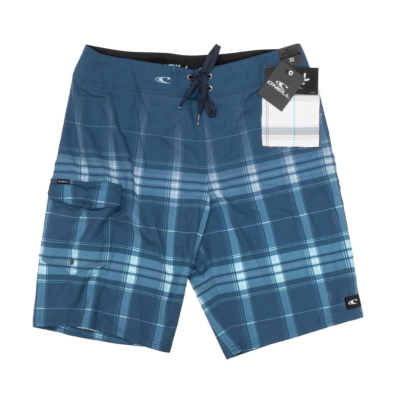 O'Neill Santa Cruz Plaid Board Shorts - Men's