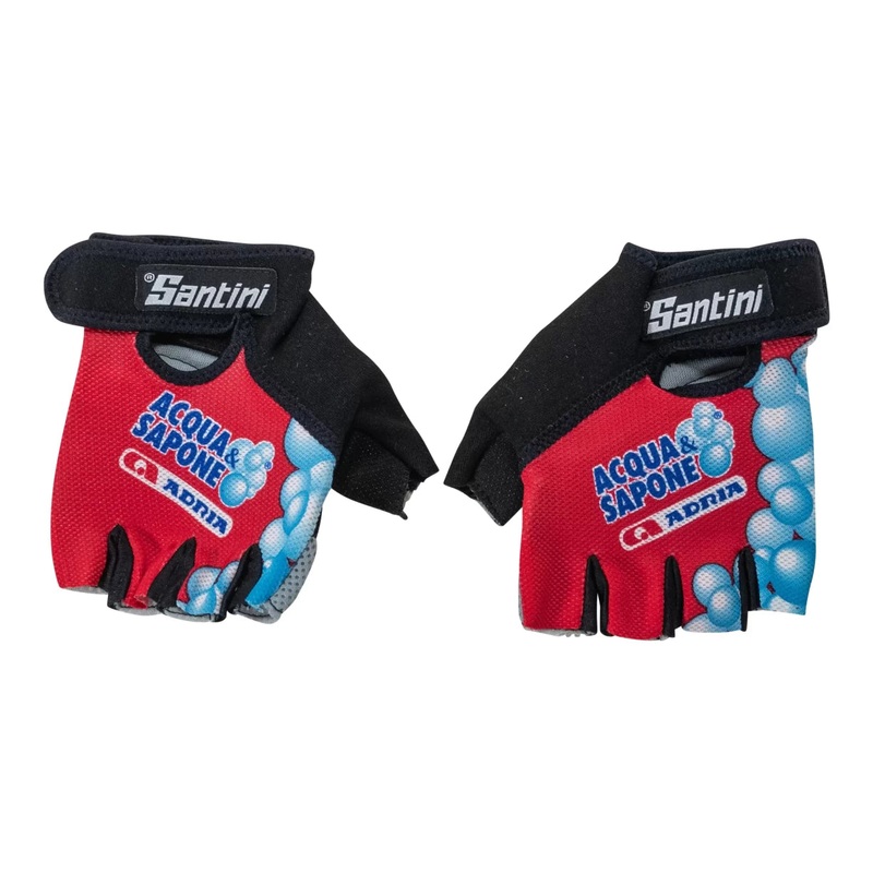 Santini Acqua & Sapone Team Cycling Gloves