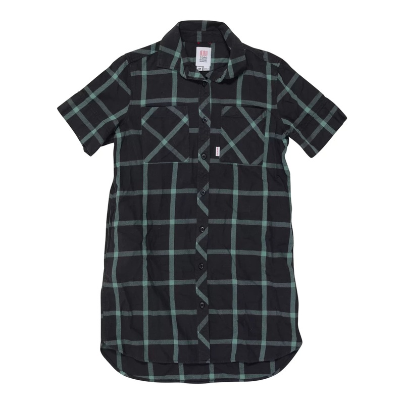 Topo Designs Plaid Flannel Shirt Dress - Women's