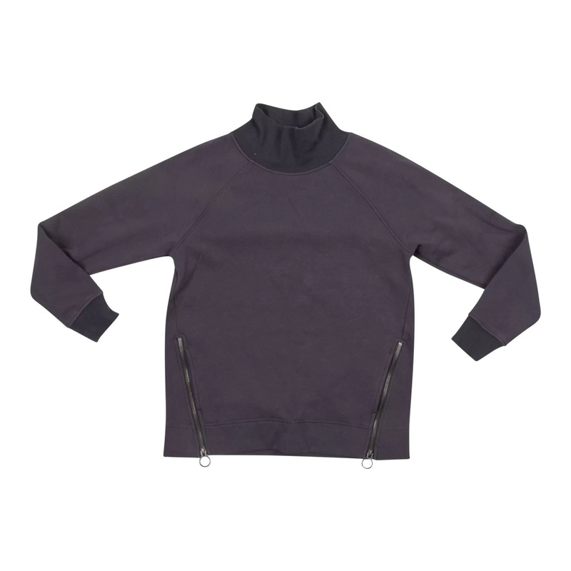 Athleta Cozy Karma Side Zip Funnel Neck