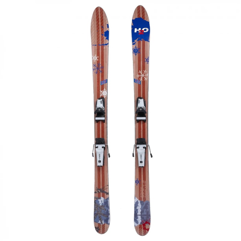 H2O AK Pow Carver Ski 2014 - Women's w/ Knee Mist 11 Bindings