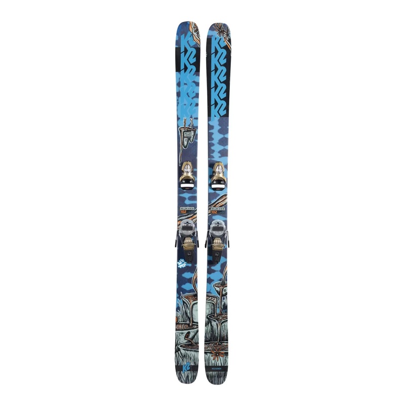 K2 Reckoner 102 Skis 2024 - Men's w/ Look Pivot 15 GW Bindings