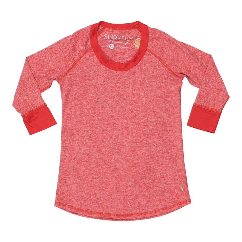 Shredly Raglan 3/4 Tech Shirt - Women's
