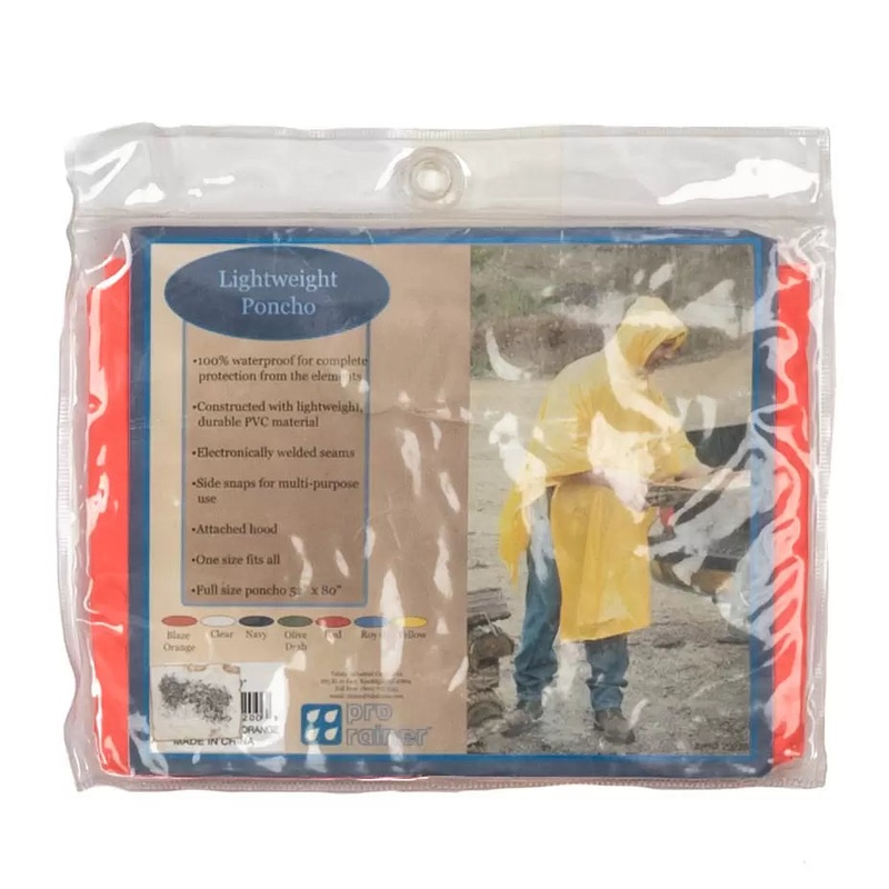 Pro Rainer PVC Lightweight Poncho