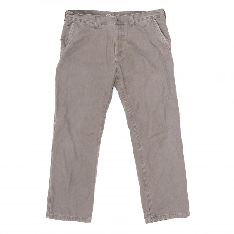 Eddie Bauer Fleece-Lined Canvas Mountain Pants - Men's
