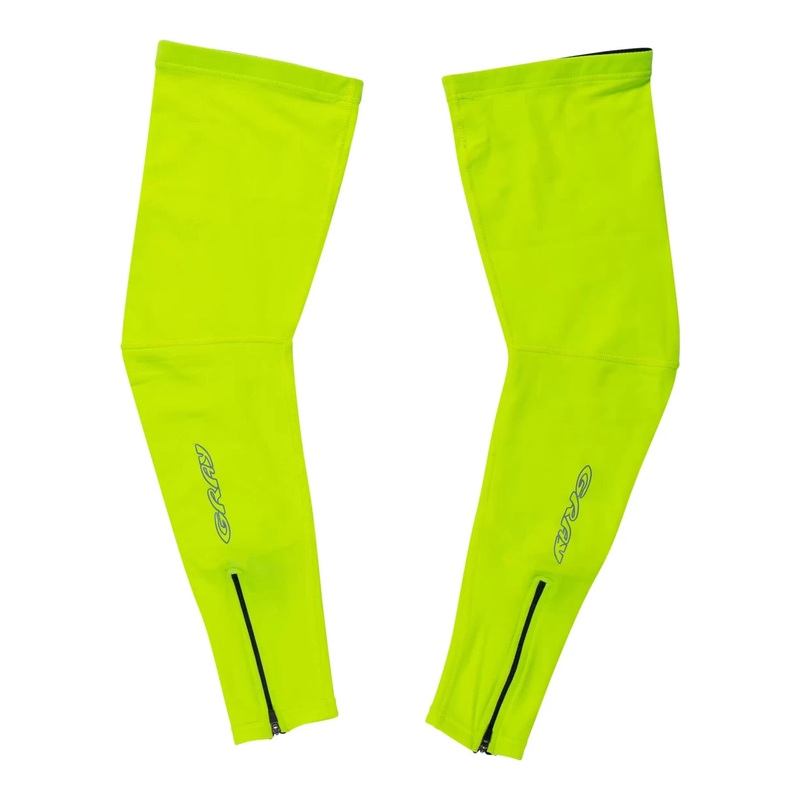 Gray Cycling Leg Warmers