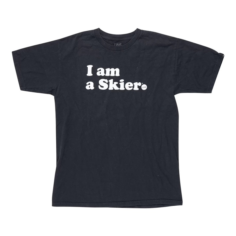 Line I Am A Skier Short Sleeve T-Shirt - Men's