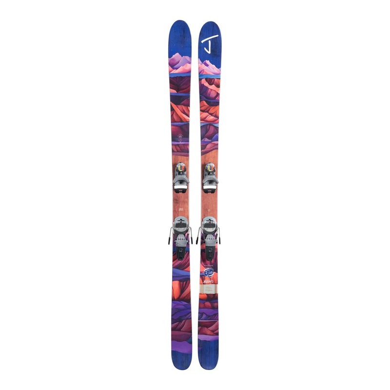 J Skis x Corinne Weidmann Fastforward Badlands Skis 2024 w/ Look Pivot 12 GW Bindings