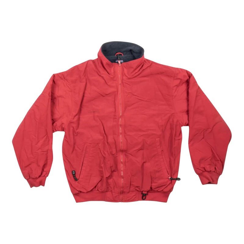 White Sierra Vintage Fleece Lined Bomber Jacket - Men's
