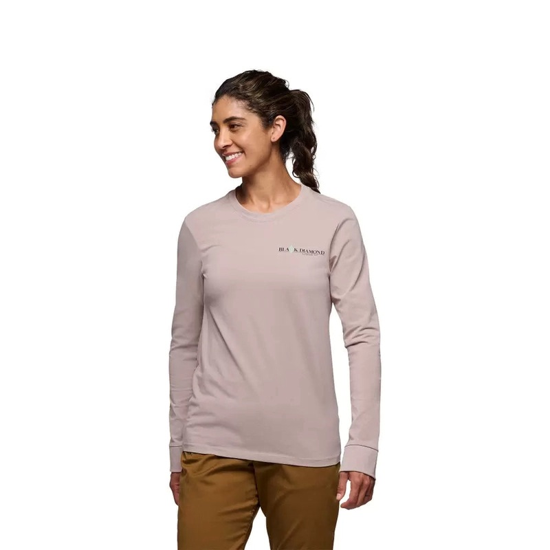 Black Diamond Heritage Wordmark Long Sleeve Tee
