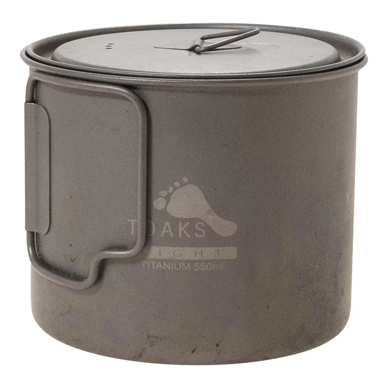 TOAKS Light Titanium 550ml Pot (Ultralight Version)