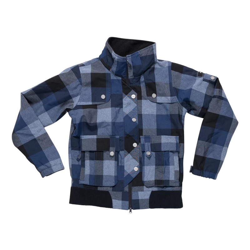 BodyGlove Zip Button Plaid Shacket - Women's