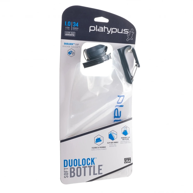 Platypus DuoLock Collapsible 1L Water Bottle