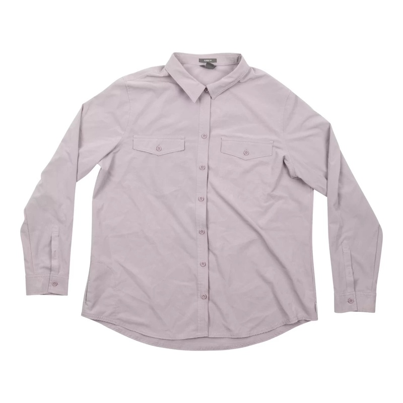 Eddie Bauer Long-Sleeve Performance Button-Down Shirt - Women's