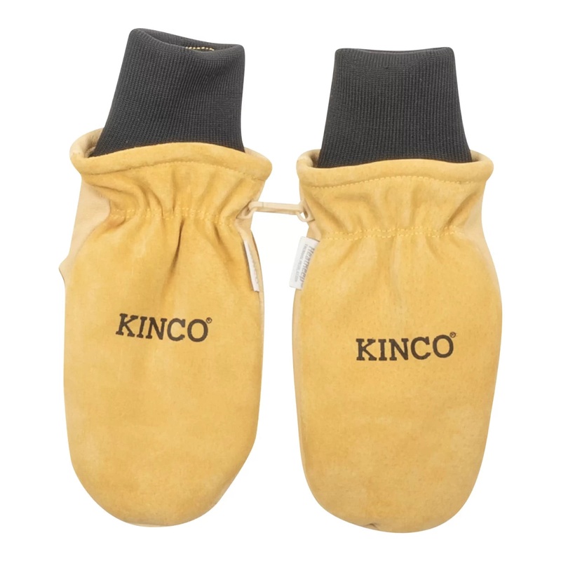 Kinco Lined Premium Grain & Suede Pigskin Ski Glove + Omni-Cuff