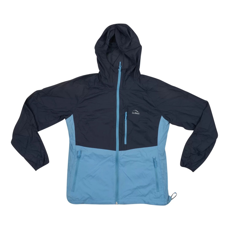 L.L.Bean Full Zip Hooded Wind Jacket - Women's