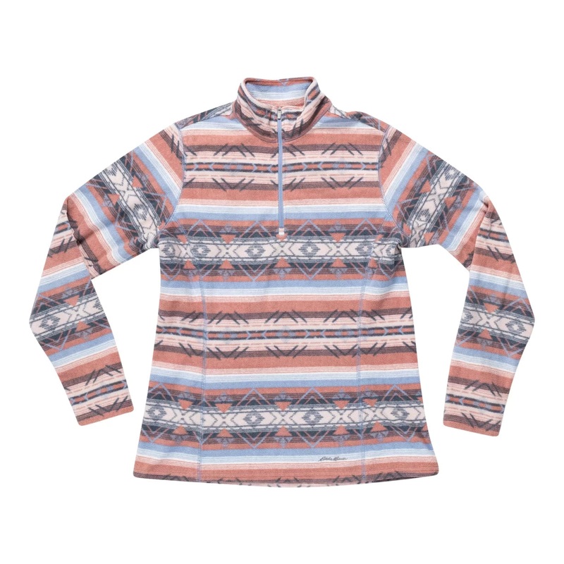 Eddie Bauer Quest Printed 1/4-Zip Fleece - Women's