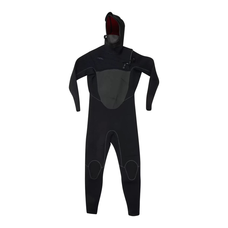 XCEL Drylock 5/4 Hooded Chest Zip Wetsuit - Men's