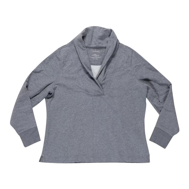 L.L.Bean Pullover Long Sleeve Shawl Collar - Women's