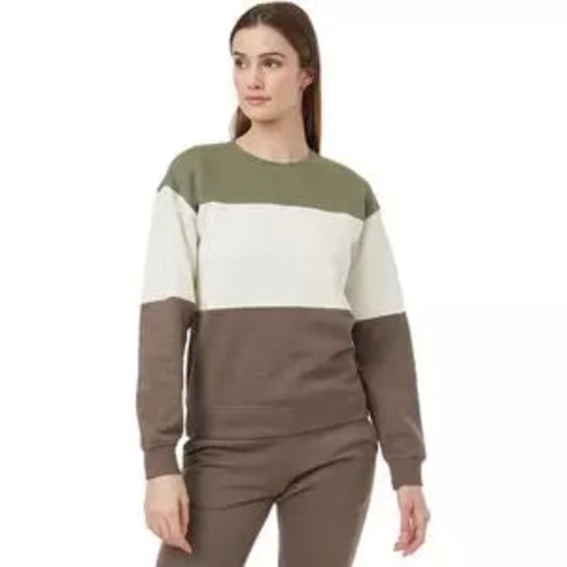 Tentree TreeFleece Blocked Crew Sweater