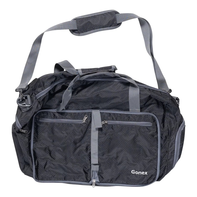 Gonex Collapsible Duffel Bag with Shoes Compartment