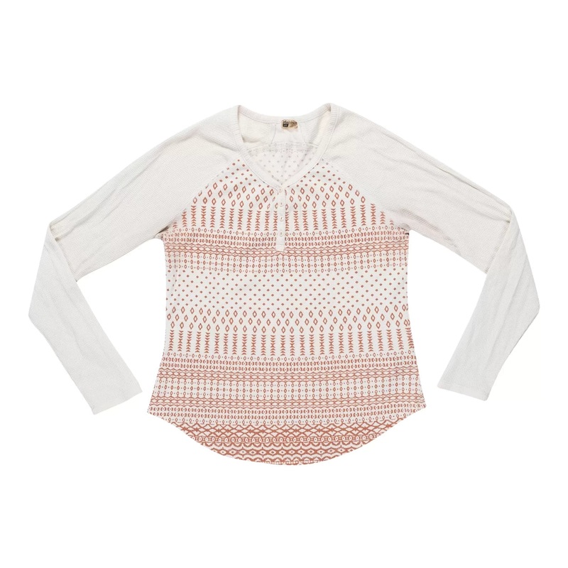 Marmot Waffle Knit Thermal Henley Top - Women's